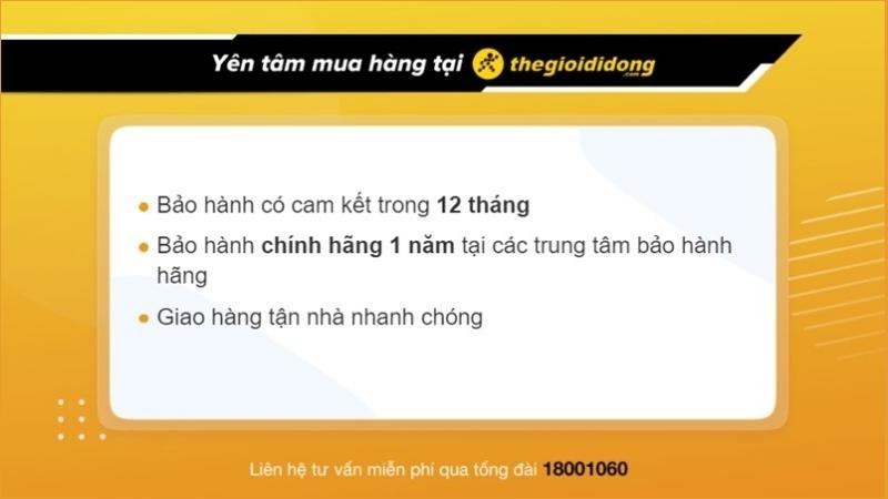 Chính sách bảo hành khi mua đồng hồ tại Thế Giới Di Động